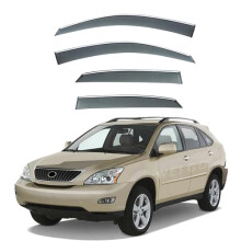 Window Visors and Rain Guards for Lexus RX 20042009, AllWeather Side Deflectors, UV Tinted, NoDrill Fit