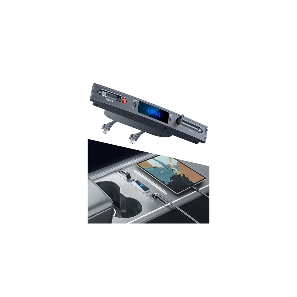 Usb Charger Fast Charging Center Console Usb Port 2021Â2024 FactoryâLike Fit For Tesla Model 3 Model Y 9330225064596