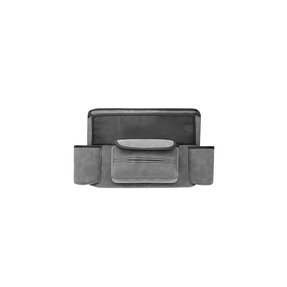 Suede Car Seat Organizer For Kia Sorento 20102015, Backseat Storage With Tissue Box And Extra Space 9092120240160