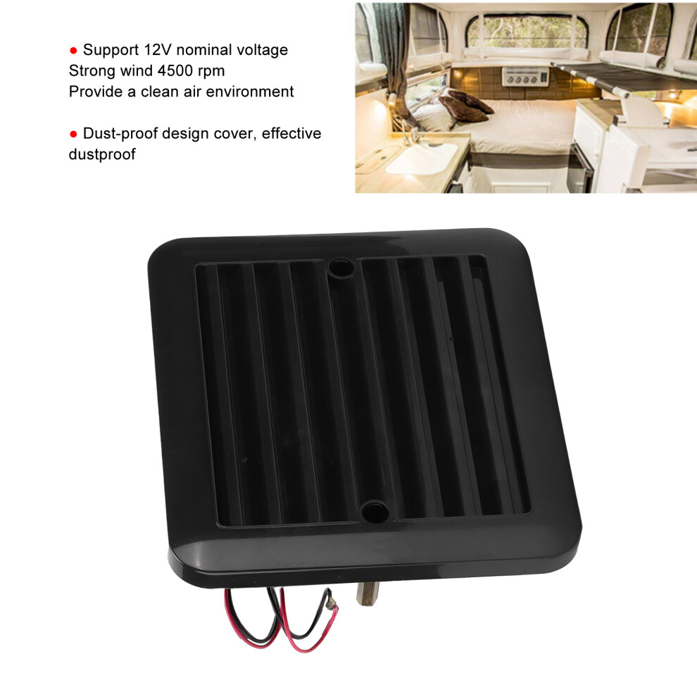 12V Camping Tent Fan 7 Blades Exhaust 7293282181724