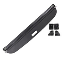 Car Trunk Cargo Cover for Geely Atlas, Retractable Privacy Shade with Durable Canvas and Leather Trim
