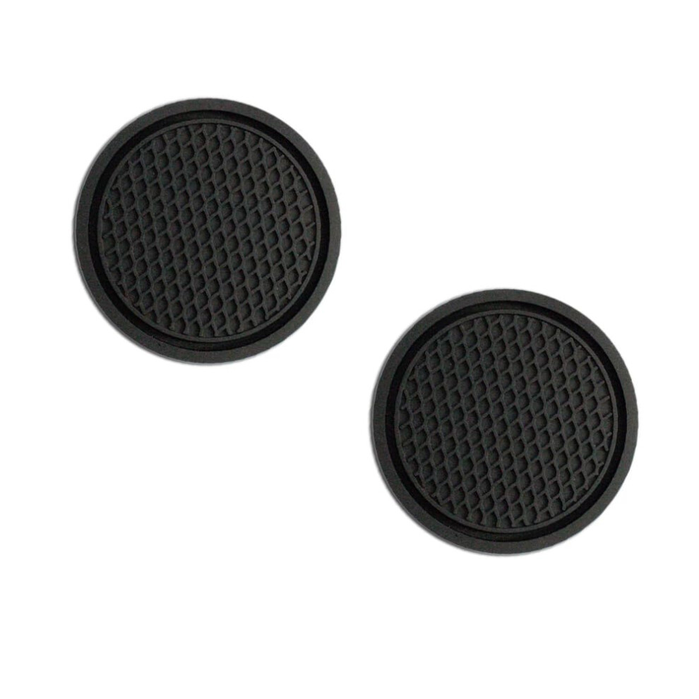 2Pcs Car Cup Holder Coasters For Mercedes Benz Gle Coupe 20202025 C167, Durable Slipresistant Easy Clean Interior Accessories Black 9310869819615