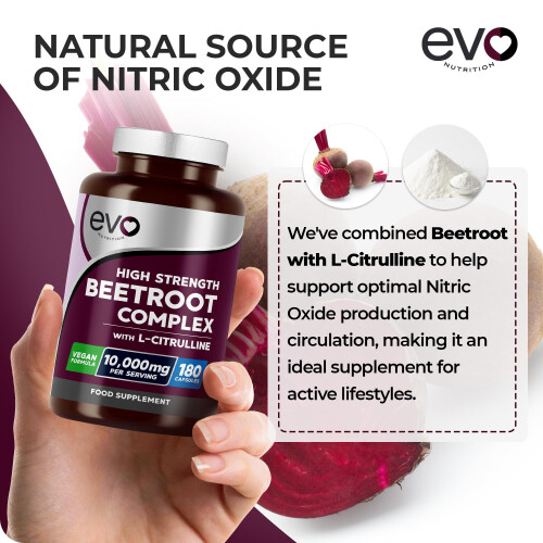 Beetroot Complex & L|Citrulline 10000mg | 180 Capsules | High Strength | 2