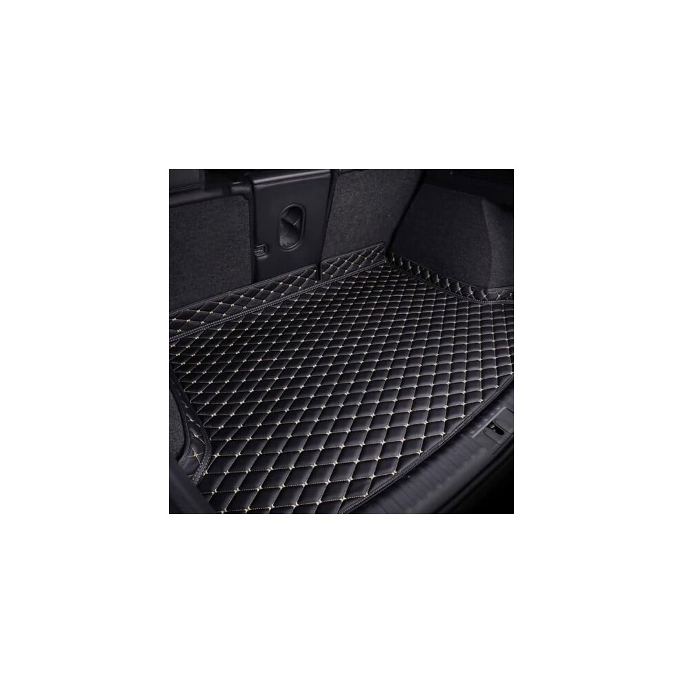 Car Trunk Mat For Maserati Ghibli 20142020 Custom Fit Waterproof Leather Protector Non Slip And Black/White 9330225064763