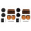 Multiple Purpose barwares Set With-Corded leather pad 2