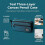 (Peacock Blue) 3-Layer Canvas Pencil Case, Durable & Stylish 2