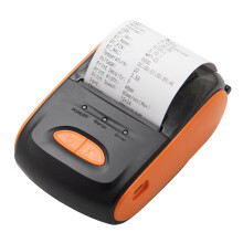 Portable 58mm Thermal Receipt Printer MP211 Black+Orange, 70mm/s, 2600mAh