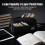 (Black) 3-Layer Canvas Pencil Case, Durable & Stylish 2