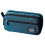 (Peacock Blue) 3-Layer Canvas Pencil Case, Durable & Stylish 9