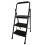 Birchtree BIRCHTREE Non-Slip 3 Steps Steel Folding Ladder 9