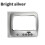 For  B6 2005-2011 Car Gear Shift Base Gear Shift Knob Frame Accessories 3C1713203A Matte Silver 2