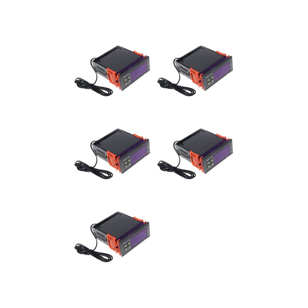 5X Led Digital Temperature Controller Stc-1000 Ac 110-220V 10A Relay Thermoregulator Thermostat 6033939271573