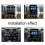 Rádio Automotivo Single Din Carplay Android Auto 9,5 Polegadas Touch Screen Estéreo Automotivo com Mirror Link  FM USB 8