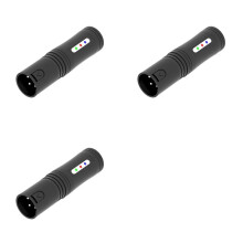 3X DMX512 Tester Par Light Moving Light Stage Light Dmx Signal Fault Test Tool