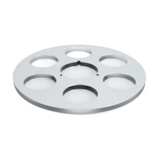 10.5 Inch Aluminum Alloy 6-Hole Empty Tape Reel for 1/4 Inch Tape