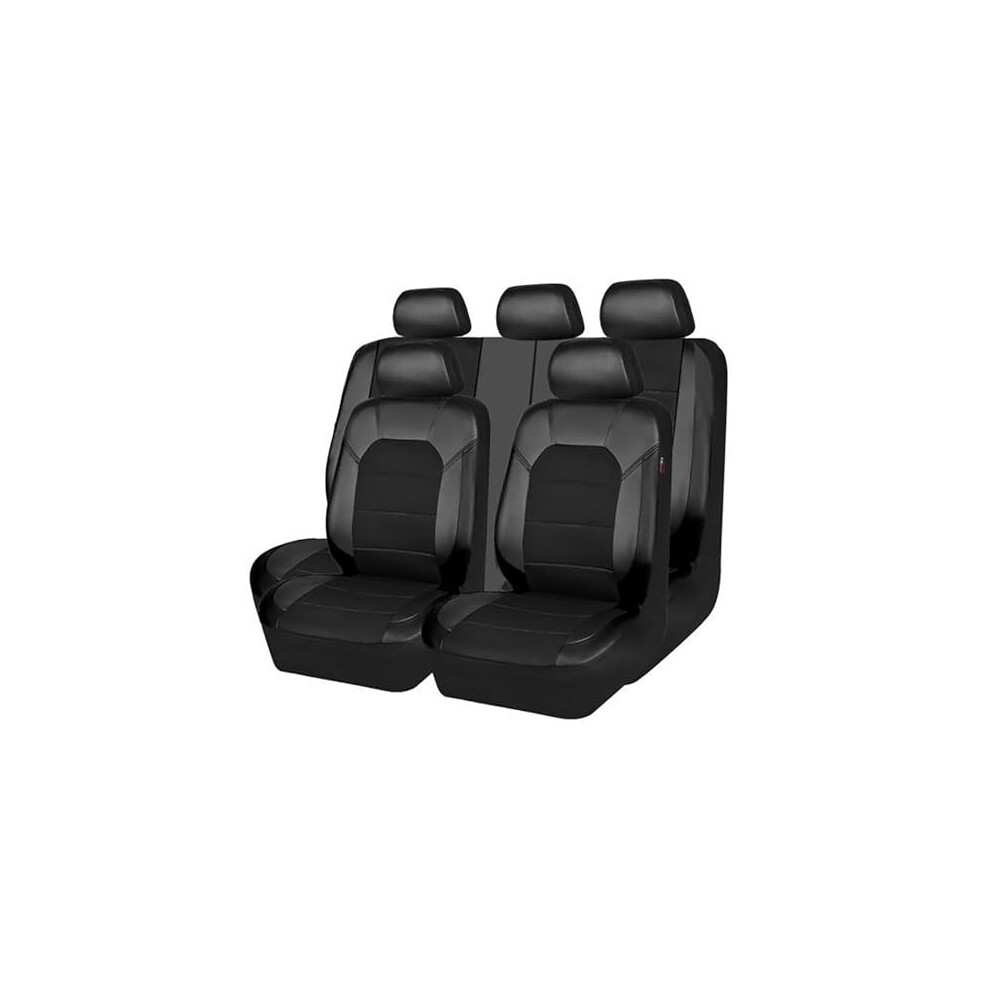 Leather Car Seat Covers Full Set For Subaru Outback 2014Â2019, AllâSeason Waterproof NonâSlip Design, Black 9771547616351