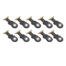 10PCS Oscillating Saw Blades Set, High Carbon Steel, 34mm