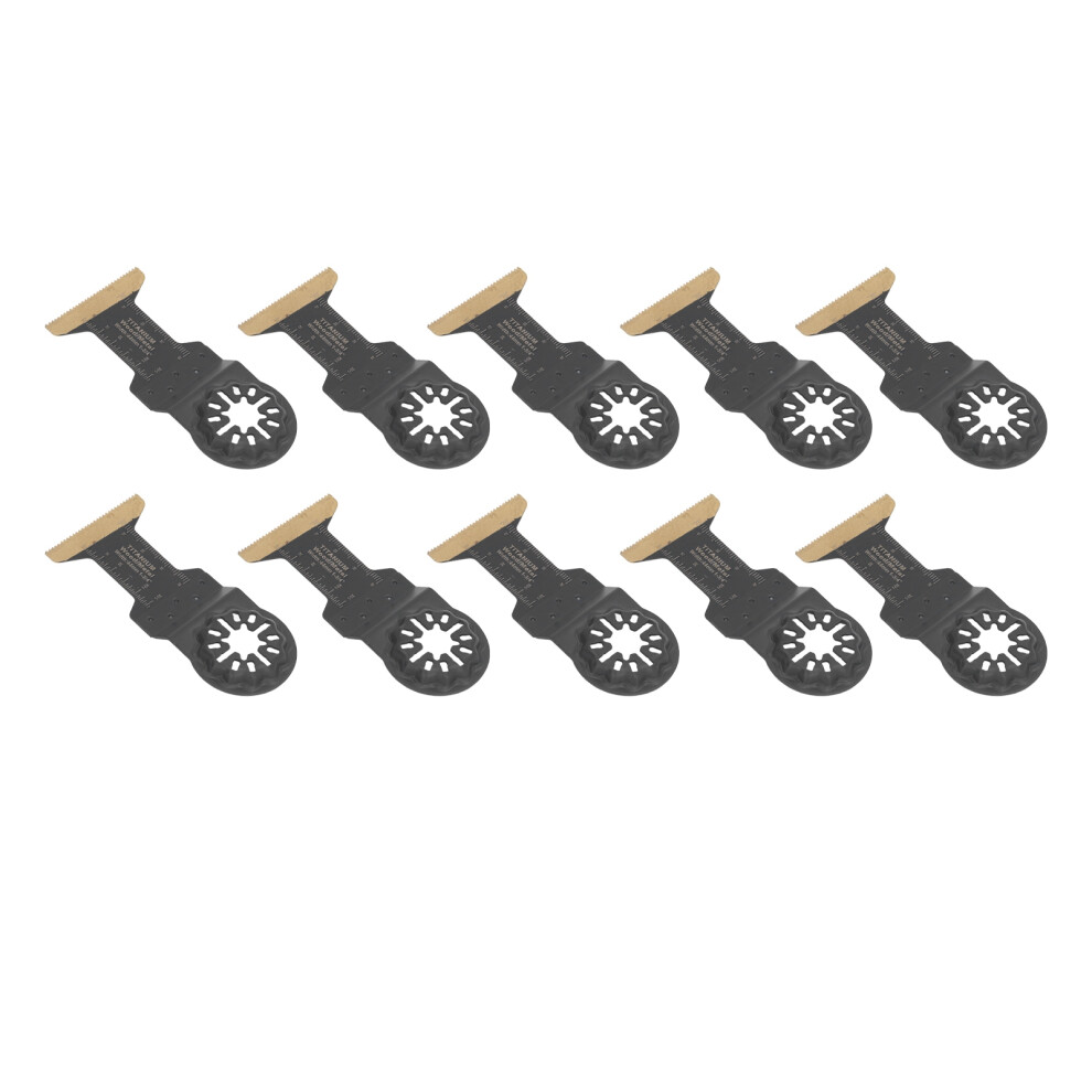 10Pcs Oscillating Saw Blades Set - High Speed & Carbon Steel, 34Mm 5091391216014