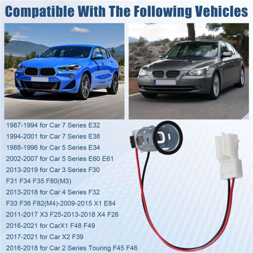 Car Cigarette Lighter Base Cigarette Lighter Socket Plug Elements Bezel 61349197354 For  3 5 7 Series F30 E34 E32 1