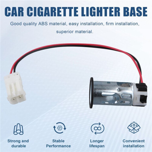 Car Cigarette Lighter Base Cigarette Lighter Socket Plug Elements Bezel 61349197354 For  3 5 7 Series F30 E34 E32 2