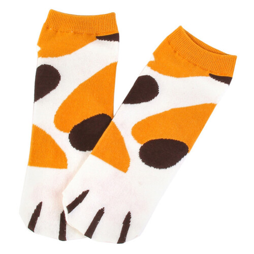 (C) Warm Cat Print Women\'s Ankle Socks 2