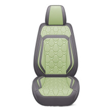 Universal Breathable PU Leather Car Seat Covers for Cadillac CTS Escalade ATS CT6 XTS SRX Green