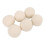 6 Pack Wool Dryer Balls 7.5cm Anti-Static Fabric Softener Reusable 2
