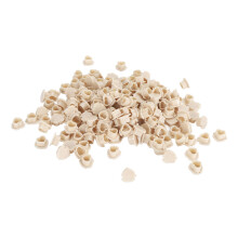 200PCS Heart-Shaped Tattoo Ink Cups, Thick Wheat Straw, With Base