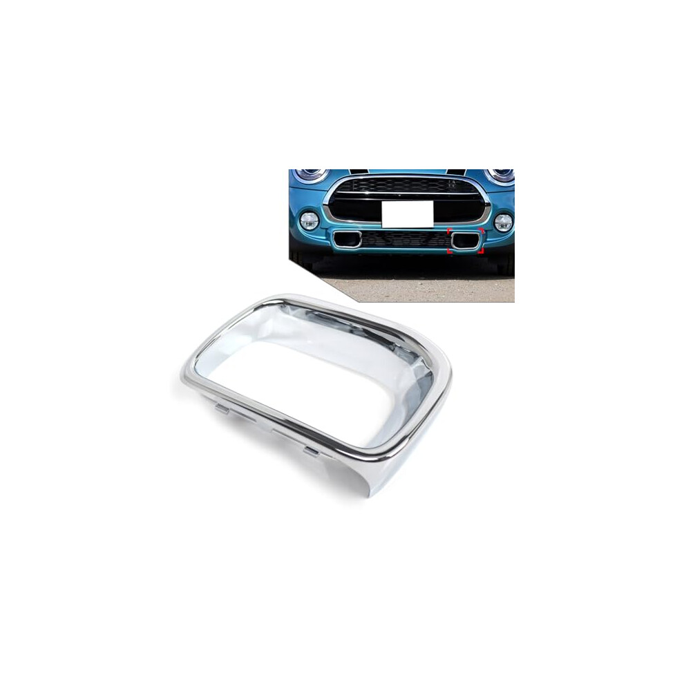 Front Bumper Chrome Trim Duct Cover For Mini Cooper F55 F56 F57 20142021 Abs Left Side 1 Pc 9330225065357