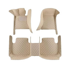Custom Fit Leather Car Floor Mats for MG MG5 20112017, Waterproof NonSlip Full Set, All Weather PU Liners