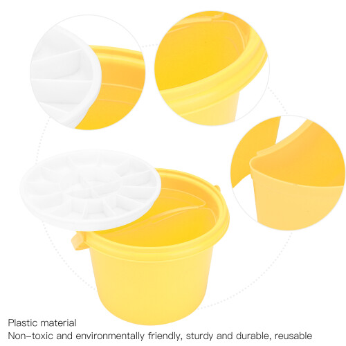Art Paint Brush Bucket Plastic 2