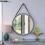 LED Hanging Mirror Round Wall Mirror with Dimmable Lights 1