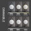 LED Hanging Mirror Round Wall Mirror with Dimmable Lights 6