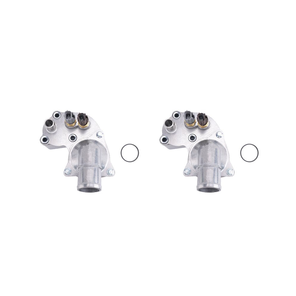2X Engine Coolant Thermostat Housing For Explorer Mercury Mountaineer 2002-2010 2L2z8592aa 4712339056776
