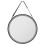 LED Hanging Mirror Round Wall Mirror with Dimmable Lights 2