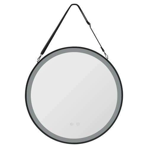 LED Hanging Mirror Round Wall Mirror with Dimmable Lights 1