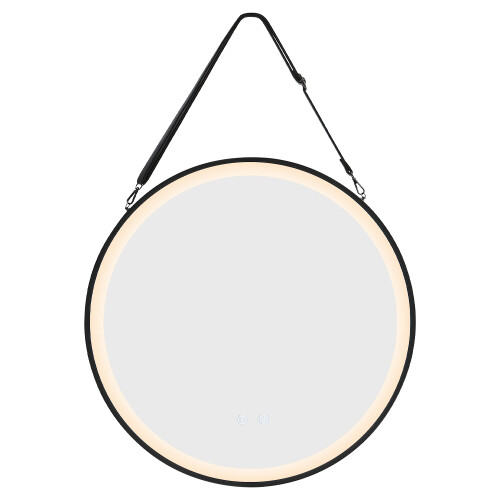 LED Hanging Mirror Round Wall Mirror with Dimmable Lights 2