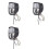 3X Dynamo Bike Light Front Light Set Input AC 6V 3W Dynamo Bicycle LED Headlight Bike Accessories 1