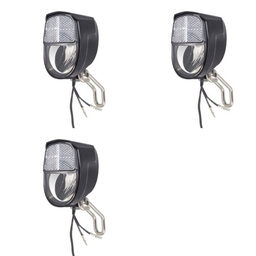 3X Dynamo Bike Light Front Light Set Input AC 6V 3W Dynamo Bicycle LED Headlight Bike Accessories