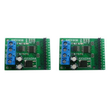 2X Interruttore Digitale di Ingresso/Uscita 8 Canali TTL LvTTL CMOS RS485 Modulo di Controllo IO Scheda Modbus Rtu per Relè PLC, (con Pin)