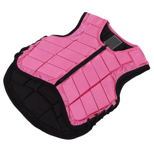 Children's Foam Padded Riding Body Protector Pink
