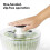 Salad Spinner Large Lettuce Spinner Kitchen Gadgets, Large Salad Spinner Vegetable Washer, High Efficiency for Kitchen 1