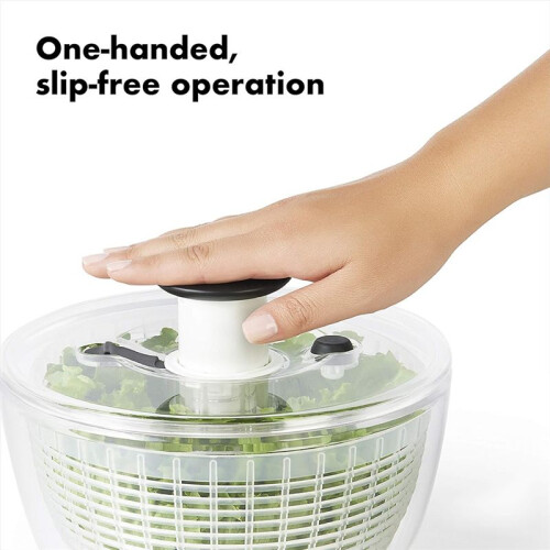 Salad Spinner Large Lettuce Spinner Kitchen Gadgets, Large Salad Spinner Vegetable Washer, High Efficiency for Kitchen
