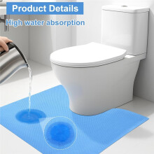 30pcs Disposable Toilet Mats Non-Slip Toilets Floor Protector From Urine Absorbent Toilet Floor Mat U Shaped Toilets Mat