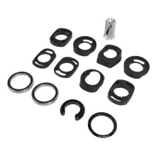 Bike Headset Combo CNC Stainless Steel & Aluminum Alloy for Mountain Bikes