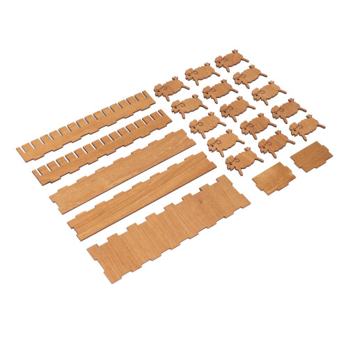 Wooden Animal Bobbin Set with Box 1