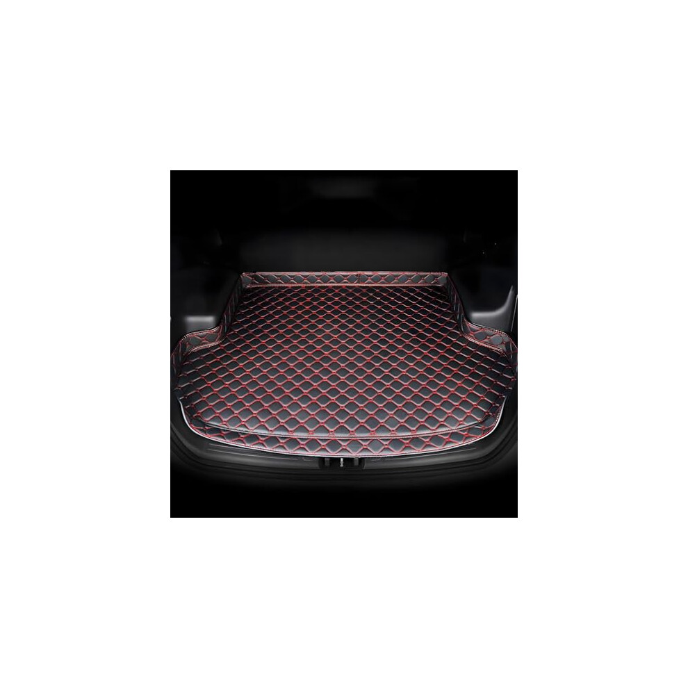 Trunk Mat For Bmw X6 20152019 Customfit All Weather Pu Leather Cargo Liner Edge Design Black/Red 9330225065852