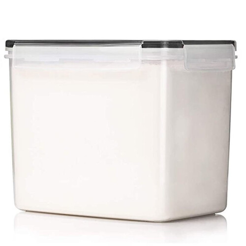 3,6L Luchtdichte Graanbewaarcontainers met Deksel, Stapelbare Transparante Dozen