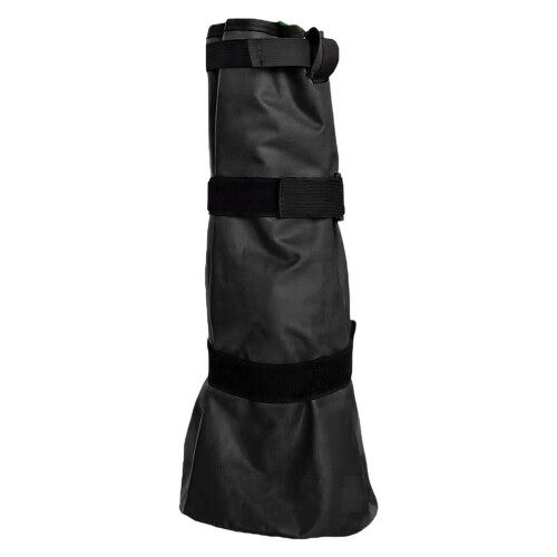 Sac étanche réglable pour sabots, botte de trempage-Noir
