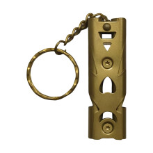 Safety Blare with Keychain High Pitched Survival Gadget-gold